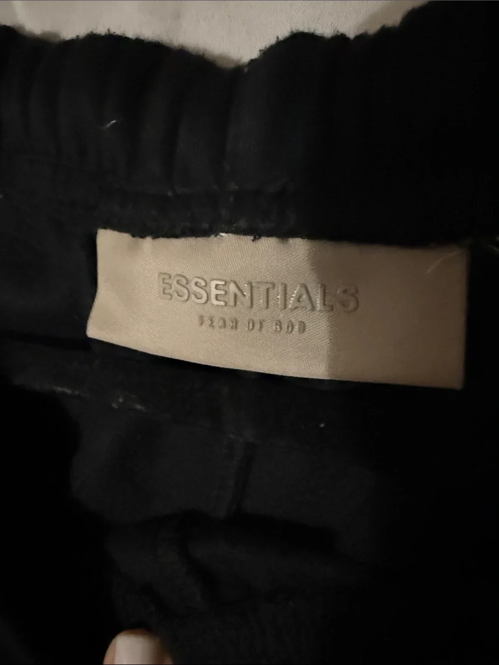 Fear of God Essentials Black Jogger Sweatpants